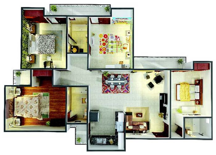 4 Bhk + 4T + S